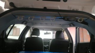 取り外しも可能なバッカンに簡単ロッドスタンド自作